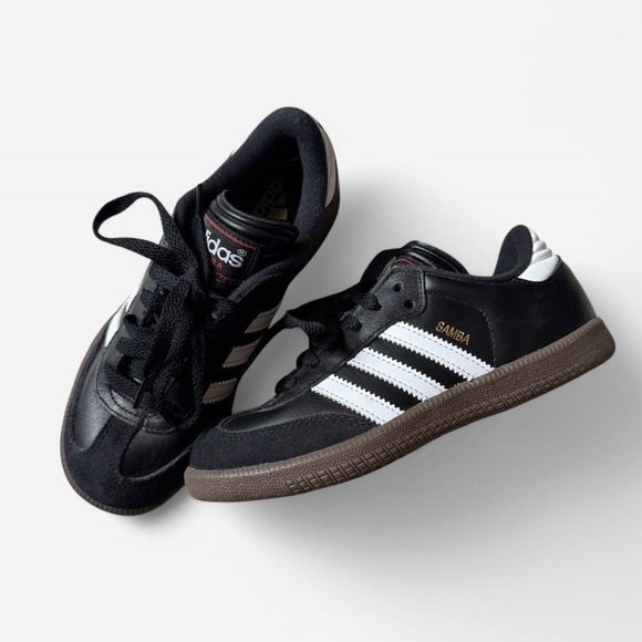 Adidas Kids Samba Black Sneakers - Picture 1 of 6